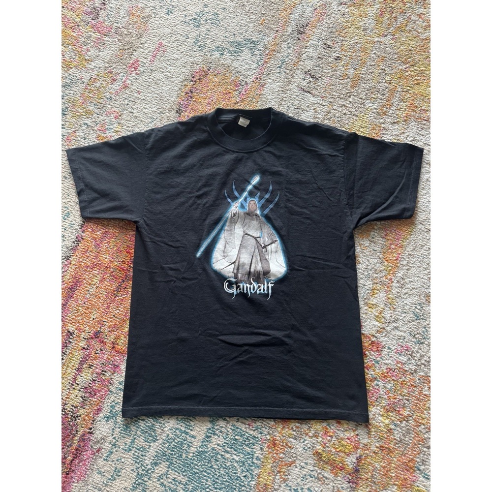 Vintage Lord Of The Rings The Return of the King Gandalf The White T Shirt Movie